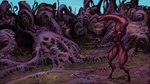 ambiguous_gender eyeless feral front_view fungus outside red_body red_skin solo tiny_arms unusual_anatomy meandraco alien 16:9 hi_res widescreen