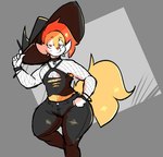 anthro bottomwear bracelet clothed clothing crossdressing denim denim_bottomwear denim_clothing femboy hat headgear headwear jeans jewelry male pants red_eyes solo tail thick_thighs wide_hips witch_hat pokebraix nintendo pokemon lucas_(pokebraix) braixen generation_6_pokemon pokemon_(species)