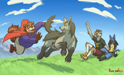 ambiguous_gender digital_media_(artwork) group hyena lucario male mammal meesh mightyena nintendo pikachu pokémon video_games
Rating: Safe
Score: 6
User: SkyrimThe13
Date: May 17, 2013 ambiguous_gender digital_media_(artwork) group hyena lucario male mammal meesh mightyena nintendo pikachu pokémon video_games
Rating: Safe
Score: 6
User: SkyrimThe13
Date: May 17, 2013