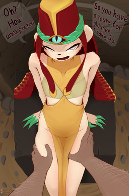 anthro biped black_nose claws clothed clothing dialogue duo eyebrows femboy fingers fur grey_body grey_eyes looking_at_viewer male question_mark speech_bubble standing text jarnqk nine_sols red_candle_games ji_(nine_sols) felid feline mammal solarian hi_res