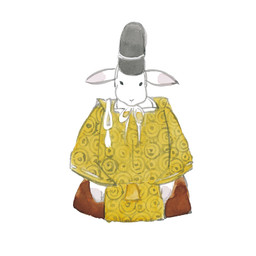 ambiguous_anthro ambiguous_gender anthro asian_clothing clothed clothed_ambiguous clothed_anthro clothing east_asian_clothing eboshi front_view headgear headwear japanese_clothing kariginu kneeling long_ears pattern_clothing print_clothing seiza simple_background sitting solo topwear white_background white_body yellow_clothing yellow_topwear mil_artworks lagomorph leporid mammal rabbit 1:1 2023 hi_res japanese_description painting_(artwork) traditional_media_(artwork) traditional_painting_(artwork) traditional_watercolor_(artwork) watercolor_(artwork)