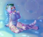 anthro big_breasts breasts female food nude popsicle solo tail wet_look third-party_edit yutaila nintendo pokemon tali_tigerfish generation_6_pokemon goodra hybrid norwegian_alfheim_dragon pokemon_(species)