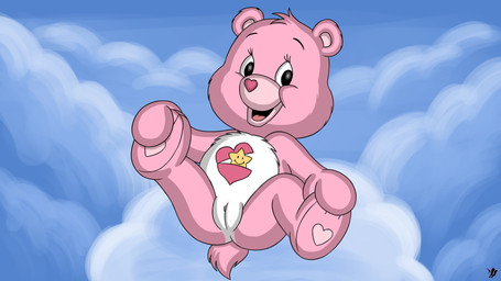 anthro clitoral_hood cloudco feet female foot_grab fur genitals looking_at_viewer nude open_mouth smile solo spread_legs spreading vulva young young_anthro young_female omatic care_bears hugs_(care_bears) bear mammal 16:9 digital_media_(artwork) hi_res widescreen