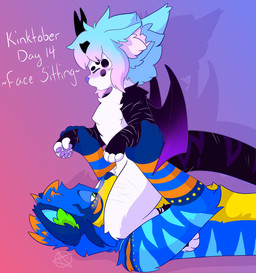 ambiguous_focus ambiguous_gender anthro blind disability duo facesitting holding_arms lying male male/ambiguous on_back sitting_on_another size_difference solo_focus spread_wings wings freak_magic1369 breezy_(freak_magic1369) magic_(freak_magic1369) demon domestic_cat felid feline felis hybrid mammal pantherine reptile scalie snake tiger wither_beast wither_beast_(freak_magic1369) absurd_res hi_res adult_(lore) nonbinary_(lore)