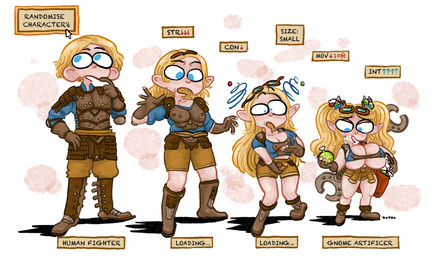 artificer big_breasts blonde_hair blue_eyes bottomwear breast_growth breasts cleavage clothed clothing fantasy female four_frame_sequence game_ui gender_transformation growth hair human_to_humanoid intelligence_growth male male_to_female military mtf_transformation not_furry pointy_ears potion_bottle shorts shortstack shortstack_female shrinking simple_background size_transformation soldier solo species_transformation tools transformation transformation_sequence transformed_clothing warrior wrench bubbalossom gnome human humanoid mammal 2026 digital_media_(artwork) hi_res sequence