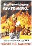 1953 20th_century absurd_res ancient_art anthro bear belly belt bottomwear brown_body brown_fur burning clothed clothing deer denim denim_bottomwear denim_clothing english_text eyebrows female fire fur gesture group hand_gesture hat headgear headwear hi_res holding_object holding_shovel holding_tool jeans kneeling looking_at_viewer male mammal markings nude official_art open_mouth outside overweight overweight_anthro overweight_male pants plant pointing poster poster_template praying shovel sitting smokey_bear snout solo_focus spots spotted_body spotted_fur standing text tools topless traditional_media_(artwork) tree united_states_forest_service unknown_artist white_body white_fur
