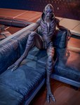 blue_tongue blue_vulva bodypaint claws clitoris face_paint female furniture genitals green_eyes humanoid_genitalia humanoid_vulva inside licking licking_lips looking_at_viewer nude on_sofa pose reclining sofa solo tongue tongue_out vulva beepyromancer bioware electronic_arts mass_effect mass_effect_andromeda vetra_nyx alien turian 3d_(artwork) digital_media_(artwork) hi_res pinup