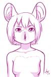 adolescent anthro body_modification breasts female genitals mouth_pussy pussy small_breasts solo unusual_anatomy unusual_genitalia_placement unusual_pussy_placement what what_has_science_done where_is_your_god_now young young_anthro aogami miley_mouse mammal mouse murid murine rodent 2017