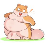 anthro balls belly big_balls big_belly genitals huge_balls kemono male moobs open_mouth overweight overweight_male solo surprised candyonbear69 afk_arena afk_journey lilith_games chippy_(afk_journey) cricetid hamster mammal rodent 2024 hi_res