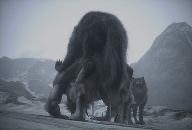 anthro anthro_on_feral aroused bestiality bodily_fluids cum cum_inside cum_spill duo ejaculation feral fog foggy_background genital_fluids genitals howl male male/male mountain orgasm penis snow snowy_mountain tail text voyeur foirgairwolf mythology canid canine canis dire_wolf mammal mythological_canine mythological_creature prehistoric_species werecanid werecanine werecreature werewolf wolf 3d_(artwork) absurd_res blender_(artwork) blender_cycles_(artwork) digital_media_(artwork) english_text hi_res