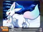 2022 4:3 absurd_res alolan_form alolan_vulpix alternate_color ambiguous_gender ambiguous_penetration blue_eyes bodily_fluids butt doggystyle duo eeveelution english_text feral forest from_behind_position fur generation_2_pokemon generation_7_pokemon genital_fluids hi_res interspecies logo looking_up maguwhite_(artist) male male/ambiguous mountain new_pokemon_snap night nintendo open_mouth outside outside_sex penetration penile penile_penetration photo picture_frame plant pokemon pokemon_(species) rear_view regional_form_(pokemon) sex snow text tongue tongue_out tree umbreon white_body white_fur