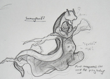 abdominal_bulge ambiguous_gender anthro anthro_pred bodily_fluids body_outline drooling duo face_imprint feral feral_pred hand_imprint hanging_from_branch human_prey imprint male male_pred muffled muffled_screaming sagging_belly saliva same_size_vore semi-anthro soft_vore sound_effects squirming struggling struggling_prey tight_belly translucent transparent_belly vore conditional_dnp samagthrav2 gastropod human mammal mollusk slug sketch