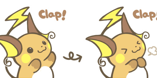 >_< ambiguous_gender duo exclamation_point eyes_closed simple_background star text kanannbo nintendo pokemon generation_1_pokemon pokemon_(species) raichu 2015 english_text