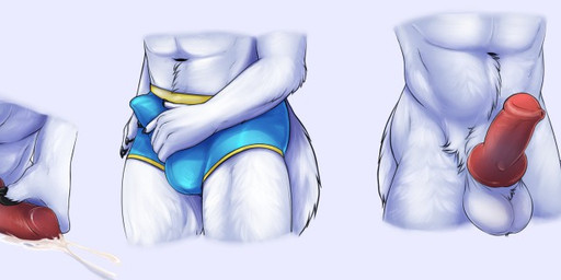 animal_genitalia animal_penis anthro balls_outline bodily_fluids briefs bulge bulge_grab canine_genitalia canine_penis close-up clothing crotch_shot cum cumshot detailed_bulge ejaculation erection fur genital_fluids genital_outline genitals half-erect knot knotted_penis lipsticking male masturbation penis penis_outline sheath solo tail underwear white_body white_fur homogenousrule hans_(wolfnam) canid canine canis mammal wolf 2018 4:1 long_image wide_image