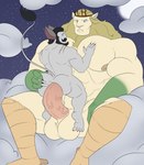 abs anal anal_penetration anthro anthro_on_anthro anthro_penetrated anthro_penetrating anthro_penetrating_anthro anus areola back_muscles balls beard biceps big_balls big_penis black_hair butt butt_grab cloud crown crown_only duo erection facial_hair fangs feet fur genitals green_body green_scales grey_body hair hand_on_butt headgear headgear_only humanoid_genitalia humanoid_penis larger_anthro larger_male male male/male male_penetrated male_penetrating male_penetrating_male mane moon muscular muscular_anthro muscular_male muscular_thighs mustache night nipples nude on_cloud open_mouth outside pecs penetration penile penile_penetration penis penis_in_ass quads scales scar sex shallow_penetration size_difference sky smaller_anthro smaller_male smaller_penetrated star starry_sky tail tail_tuft talons tan_body tan_fur teeth thick_thighs toes tuft vein veiny_penis unrealrui adventure_time cartoon_network the_hierophant vampire_king avian bat felid hybrid lion mammal pantherine scalie vampire 2022 digital_media_(artwork) hi_res