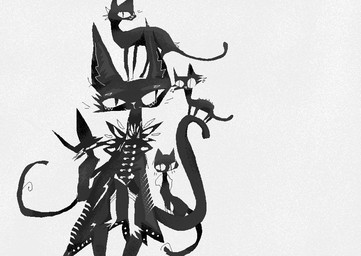 ambiguous_feral ambiguous_gender anthro clothing dress female female_anthro feral fur grey_body grey_clothing grey_dress grey_fur group simple_background white_background naircat domestic_cat felid feline felis mammal 2017 black_and_white digital_drawing_(artwork) digital_media_(artwork) microsoft_paint_(artwork) monochrome portrait three-quarter_portrait
