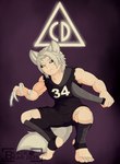 biceps big_feet black_sclera bottomwear cargo_shorts claws clothing colored_nails crouching feet footwear hair hoodie logo logo_background machete magic magic_user male melee_weapon nails shin_guards shorts sleeveless_clothing sleeveless_hoodie sleeveless_shirt socks solo squatting_pose stirrup_footwear stirrup_socks supernatural tiptoes toe_claws topwear torn_sleeves weapon white_eyes white_hair white_nails blackbear mumbles_(kanonite) animal_humanoid canid canid_humanoid canine canine_humanoid canis domestic_dog humanoid husky mammal mammal_humanoid nordic_sled_dog spitz hi_res trans_(lore) trans_man_(lore)