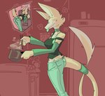 anthro clothed clothing cooking eyeless female kitchen solo standing titanogoro pinto_(doughtea) clodespin_(species) absurd_res hi_res