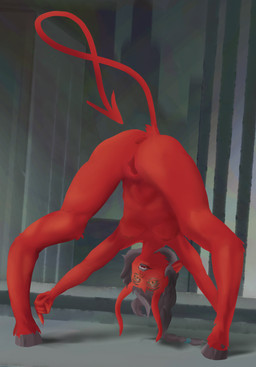 amber_eyes anus ass_up bent_over black_hair black_lips black_sclera braided_hair breasts brown_nipples butt city cityscape dutch_angle female fur genitals gesture glowing glowing_eyes hair hand_gesture hanging_breasts hooves horn humanoid_pointy_ears inviting lips nipples nude open_mouth open_smile pointing pointy_ears presenting presenting_anus presenting_hindquarters presenting_vulva red_body red_fur red_skin smile solo spade_tail tail vulva k-ass demon humanoid absurd_res hi_res