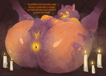 age_spots anal_hair anthro anus areola belly_hair big_anus blotchy_areola bodily_fluids body_hair bone breasts butt butt_hair candle chest_hair describing_anus dialogue female fingering fisting_request genitals glowing glowing_anus glowing_breasts glowing_genitalia hair happy_trail holidays long_hair musk musky_anus musky_butt presenting presenting_anus presenting_hindquarters pubes skull skull_head solo stretch_marks stretching sweat sweatdrop sweaty_anus sweaty_body sweaty_breasts sweaty_butt sweaty_genitalia sweaty_legs sweaty_thighs vulva wandwess halloween wess_(wandwess) canid canine mammal maned_wolf skulldog_(species) absurd_res hi_res trans_(lore) trans_woman_(lore)
