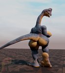 anthro big_breasts big_butt big_feet breasts butt countershading feet female looking_at_viewer non-mammal_breasts nude open_mouth rear_view soles solo tail thick_thighs ponlets breana_(upai) brachiosaurid brachiosaurus dinosaur prehistoric_species reptile sauropod sauropodomorph scalie 3d_(artwork) absurd_res blender_(artwork) digital_media_(artwork) hi_res