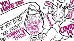 anthro backpack bag belt bodily_fluids dialogue duo fur handbag holding_bag holding_object male mostly_offscreen_character motion_blur motion_lines solo_focus speech_bubble sweat sweatdrop talking_to_another text zhivago_(artist) covid-19_pandemic felid feline mammal 16:9 english_text widescreen