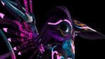 anthro claws dark_lighting feathers grin male polishing purple_body purple_feathers smile solo tentacles winged_arms wings harbalarm blender_cycles harbalarm_(character) avali avian eldritch_abomination 16:9 3d_(artwork) alpha_channel blender_(artwork) digital_media_(artwork) hi_res widescreen