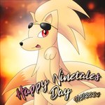 ambiguous_gender black_nose eyewear eyewear_on_head feral number open_mouth paws pupils red_eyes solo sunglasses sunglasses_on_head tail text tongue white_sclera avengerseraph nintendo pokemon generation_1_pokemon ninetales pokemon_(species) 2024 dated digital_media_(artwork) english_text hi_res