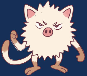 ambiguous_gender biped fur hairless looking_at_viewer paws pupils solo standing tail white_pupils white_sclera flavia-elric nintendo pokemon generation_1_pokemon mankey pokemon_(species) 2018 animated animated_gif digital_media_(artwork) short_playtime male_(lore)