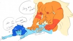 blush breasts dialogue duo erection eyes_closed female genitals herm herm/female intersex intersex/female name_in_dialogue not_furry penetration penis text vaginal honeysweet cartoon_network steven_universe jasper_(steven_universe) lapis_lazuli_(steven_universe) alien alien_humanoid gem_(species) humanoid jasper_(gem_species) lapis_lazuli_(gem_species) quartz_(gem_species) english_text