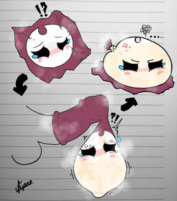 bodily_fluids condom_transformation cum cum_inside female genital_fluids living_condom solo muzzztang03 hollow_knight_(franchise) team_cherry hornet_(hollow_knight) animate_inanimate arthropod