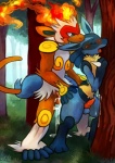 against_tree anal anal_penetration animal_genitalia balls bite blue_eyes blush canine_penis cum cum_in_ass cum_inside cum_pool duo erection eyes_closed feral fire from_behind gay hands-free haychel infernape lucario male nintendo orgasm penetration penis pokémon sex video_games wide_hips
Rating: Explicit
Score: 26
User: slyroon
Date: August 19, 2013