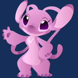 antennae_(anatomy) claws eyelashes female fingers fur pawpads pink_body pink_claws pink_fur pink_inner_ear pink_nose semi-anthro simple_background solo toe_claws transparent_background rocketdogrps disney lilo_and_stitch angel_(lilo_and_stitch) alien experiment_(lilo_and_stitch) 1:1 2015 alpha_channel low_res