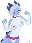 ambiguous_gender anthro breastmilk breasts clothing collar duo female female/ambiguous female_focus small_breasts solo_focus underwear caninelatte mythology ren_itsuki dragon mythological_creature mythological_scalie scalie absurd_res hi_res andromorph_(lore)