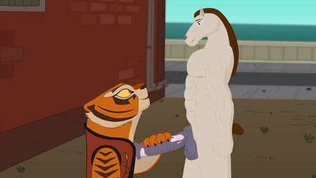 animal_genitalia animal_penis anthro anthro_on_anthro anthro_penetrated anthro_penetrating anthro_penetrating_anthro balls bodily_fluids cum cum_in_mouth cum_inside cum_on_face cumshot cumshot_on_face deep_throat duo ejaculation equine_genitalia equine_penis erection fellatio female female_penetrated genital_fluids genitals handjob licking male male/female male_penetrating male_penetrating_female master medial_ring muscular muscular_anthro muscular_male nude oral oral_only oral_penetration orgasm outside penetration penile penile_penetration penis penis_in_mouth penis_lick saliva sex tongue tongue_out rubber_(artist) dreamworks kung_fu_panda master_tigress equid equine felid horse mammal pantherine tiger 16:9 2d_animation animated hi_res long_playtime motion_tweening sound video widescreen