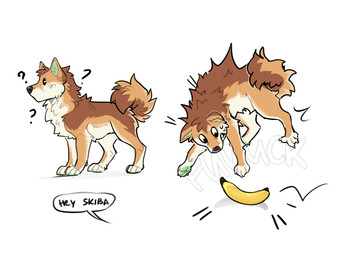 4_toes ambiguous_gender brown_body brown_fur brown_tail claws countershade_torso countershading feet feral fur pawpads paws simple_background solo standing tail teeth toe_claws toes white_background f-r95 canid canine canis domestic_dog mammal 2026 absurd_res digital_drawing_(artwork) digital_media_(artwork) hi_res