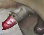 anatomically_correct anatomically_correct_genitalia anatomically_correct_penis animal_genitalia animal_penis balls bodily_fluids canine_genitalia canine_penis feral furgonomics furry-specific_piercing genital_fluids genital_focus genital_piercing genitals half-erect lipsticking male penis penis_focus piercing precum sheath sheath_piercing smegma solo darkmare canid canine canis domestic_dog mammal 5:4