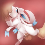 3_fingers 3_toes balls barefoot blue_eyes blush cum cum_drip cum_in_mouth cum_in_pussy cum_inside cum_on_face cum_trail darkmirage deep_throat digitigrade disembodied_penis dripping eeveelution erection faceless_male fellatio female feral fur gradient_background group group_sex holding human interspecies leg_grab lifting looking_at_viewer male nintendo nude oral oral_sex pawpads paws penetration penis pink_background plain_background pokémon poképhilia pussy sex size_difference spitroast spread_legs spreading straight sylveon threesome vaginal vaginal_penetration video_games white_fur
Rating: Explicit
Score: 22
User: chdgs
Date: November 23, 2013