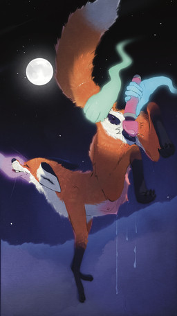 ambiguous_gender anatomically_correct anatomically_correct_genitalia anatomically_correct_vulva animal_genitalia animal_vulva anus bestiality bodily_fluids canine_genitalia canine_vulva disembodied_hand dripping excessive_genital_fluids excessive_vaginal_fluids female female/ambiguous feral full_moon fur fur_tuft genital_fluids genitals ghost_hand group hand_lick lifted lifted_by_tail moon multicolored_body multicolored_fur night orange_body orange_fur outside pink_teats scritches sex_toy sky snout_grab solo_focus star starry_sky tail tail_grab teats tuft two_tone_body two_tone_fur vaginal_fluid_drip vaginal_fluid_string vaginal_fluids vaginal_fluids_on_belly vaginal_fluids_on_leg vaginal_fluids_on_vulva vibrator vibrator_on_pussy vulva wand_vibrator whiskers white_body white_fur barn-owl_(artist) canid canine fox mammal red_fox true_fox absurd_res hi_res