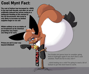 air_inflation belly big_belly black_inner_ear black_text brown_body brown_fur brown_hair dialogue fur grey_background hair huge_belly hyper hyper_belly hyper_inflation inflation motion_lines shadow simple_background text white_belly white_body white_fur extraextisential nintendo pokemon mynt_(extraextisential) generation_8_pokemon nickit pokemon_(species) 2025 absurd_res english_text hi_res
