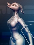 anthro breasts butt female machine model science science_fiction solo technology yellow_eyes vulpesco android canid canine fox mammal robot 2011 3d_(artwork) digital_media_(artwork) sculptris_(artwork)