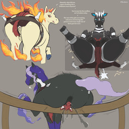 against_surface animal_genitalia animal_vulva anthro anthro_on_feral anthro_penetrating anthro_penetrating_female anthro_penetrating_feral anus bedroom_eyes belly_riding bestiality big_butt big_teats biped blue_eyes bodily_fluids bouncing_butt bound breath butt clitoris dialogue dominant dominant_female dominant_feral ejaculation equine_anus equine_genitalia equine_vulva erection eyes_closed face_in_pussy female female_feral female_penetrated feral feral_penetrated fire fur genital_fluids genitals glistening glistening_butt glistening_genitalia glistening_nipples glistening_teats glistening_vulva grey_body hand_on_butt hooves huge_butt interspecies lactating larger_dom larger_female larger_feral larger_penetrated legs_up licking licking_lips licking_own_lips looking_back looking_pleasured lying male male/female male_on_feral male_penetrating male_penetrating_female male_penetrating_feral mane motion_lines narrowed_eyes nipples nude nude_anthro nude_male on_back on_glass oral penetration penile penile_penetration penis_in_vagina pinned pinned_to_glass pinned_to_ground pinned_to_wall pokephilia puffy_anus questionable_consent rear_view red_body red_eyes red_fur red_tail restrained seductive sex shaking simple_background size_difference smaller_anthro smaller_male snout_fuck spread_legs spreading squish standing standing_sex submissive submissive_anthro submissive_male tail talking_feral tan_body teat_squish teats text thick_thighs tongue tongue_out trembling underhoof vaginal vaginal_fluids vaginal_penetration vaginal_squirting vulva conditional_dnp pikajota nintendo pokemon nick_the_wolf canid canine equid equine generation_1_pokemon generation_5_pokemon generation_8_pokemon legendary_pokemon mammal pokemon_(species) rapidash spectrier zebstrika 1:1 2025 digital_drawing_(artwork) digital_media_(artwork) english_text hi_res