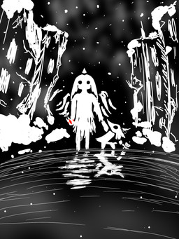anthro biped bone_frill cosplay crown duo female frill_(anatomy) front_view hair hand_holding headgear holding_object long_hair looking_at_another looking_at_viewer looking_up reflection standing young young_anthro young_female caldinie1 adventure_time cartoon_network cavemanon_studios goodbye_volcano_high ko_op_(game_developer) snoot_game amber_(snoot_game) fang_(gvh) ice_queen marceline_abadeer prehistoric_species pterosaur reptile scalie 2024 3:4 absurd_res greyscale hi_res monochrome shaded spot_color