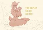 animal_dildo animal_sex_toy anthro big_breasts breasts dildo equine_dildo eyelashes female fingers nipples nude sex_toy solo riipley ych_(character) equid equine horse mammal pony better_version_at_source hi_res sketch