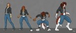 anthro claws digitigrade female multi_nipple nipples solo transformation transformation_sequence blacktigerr border_collie canid canine canis collie domestic_dog herding_dog human mammal pastoral_dog sheepdog