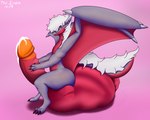 balls big_balls big_penis bodily_fluids bulge cock_vore cum digestion dragon draken_(idgcaptainrussian94) duo erection feral foreskin fully_inside genital_fluids genitals hair huge_balls huge_penis humanoid_genitalia humanoid_penis hyper hyper_balls hyper_genitalia hyper_penis male male/male male_pred masturbation mythological_creature mythological_scalie mythology nude penile penile_masturbation penis scalie sitting_on_balls size_difference soft_vore tail the_ember theember vore