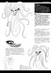 2011 animal_humanoid breasts cephalopod cephalopod_humanoid coleoid decapodiform female genitals humanoid japanese_text mantle_(mollusk) marine marine_humanoid meme mollusk mollusk_humanoid monochrome monster_girl_(genre) pussy solo tentacles text the_more_you_know z-ton