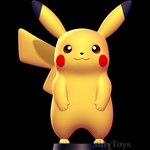 3d_modeling 3d_print :3 brown_eyes ears_up feral male raised_tail red_cheeks simple_background solo standing tail yellow_body sillytoys nintendo pokemon generation_1_pokemon pikachu pokemon_(species) 1:1 3d_(artwork) digital_media_(artwork) hi_res