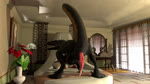 animal_genitalia animal_penis bed bedroom bedroom_eyes biped black_body butt cetacean_genitalia cetacean_penis claws cloaca cloacal_penis erection feral furniture genital_slit genitals glistening glistening_body high-angle_view hotel hotel_room inside lamp male markings narrowed_eyes on_hind_legs orange_eyes paws penis pink_penis presenting presenting_hindquarters presenting_penis presenting_to_viewer seductive sickle_claw solo standing tapering_penis toe_claws yellow_markings anonymous_artist jurassic_park jurassic_world universal_studios dinosaur dromaeosaurid indoraptor prehistoric_species reptile scalie theropod 16:9 3d_(artwork) 3d_animation animated digital_media_(artwork) hi_res high_framerate loop no_sound short_playtime webm widescreen