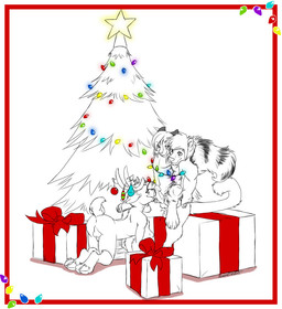 all_fours anal anal_penetration anthro antlers anus backsack balls bdsm blush bondage border bound box butt christmas_decorations christmas_lights christmas_tree christmas_tree_topper claws container dominant dominant_male ears_back erection feet from_behind_position genitals gift gift_box gift_wrapped group group_sex hindpaw holidays hooves horn humanoid_genitalia humanoid_penis licking light_bondage lights male male/male male_on_bottom male_on_top male_penetrated male_penetrating male_penetrating_male on_bottom on_top oral ornament paws penetration penile penis penis_lick perineum person_as_gift person_present pivoted_ears plant raised_tail reverse_cowgirl_position ribbons sex simple_background sitting slave spread_legs spreading string_light_bondage string_lights stripes submissive submissive_male tail threesome tongue tongue_out train_position tree trio wet white_background white_border wood conditional_dnp sefeiren christmas deer felid mammal new_world_deer reindeer sketch